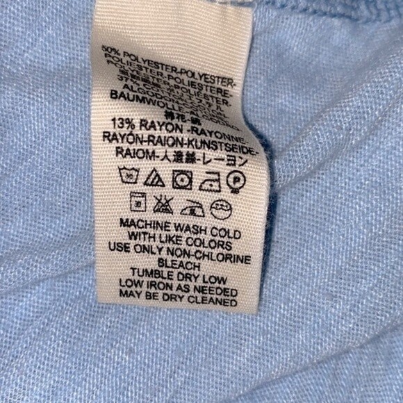 We the free sleeveless blue top size xsmall oversized - Picture 6 of 7